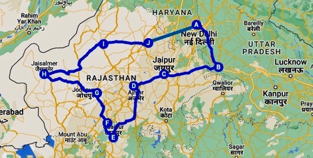 ROUND THE RAJ 15 NIGHTS 16 DAYS